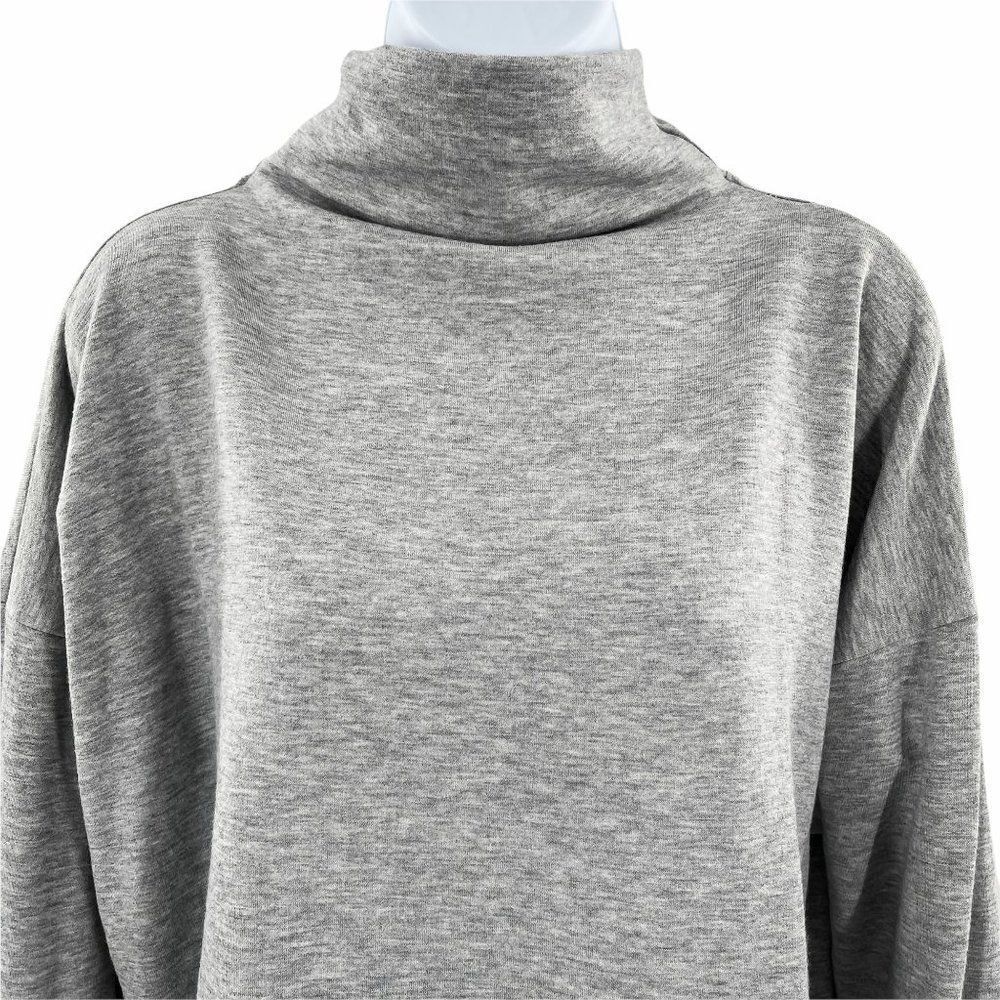 Joy Lab Grey Turtleneck Fleece Lined Sweater XS - Picture 3 of 7